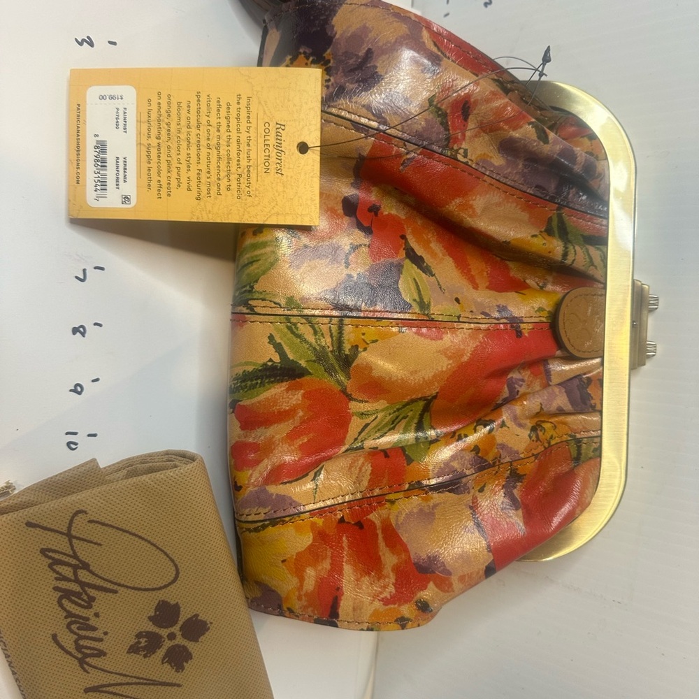 Patricia Nash Multicolor Floral Clutch